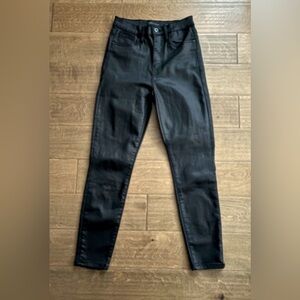 Kendall & Kylie black shiny pants